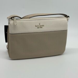 kate spade Taupe and Ivory Crossbody Bag